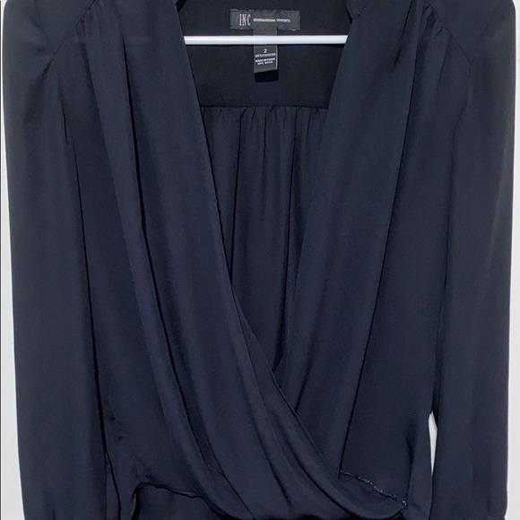 INC Black Professional Attire Top - Picture 4 of 5